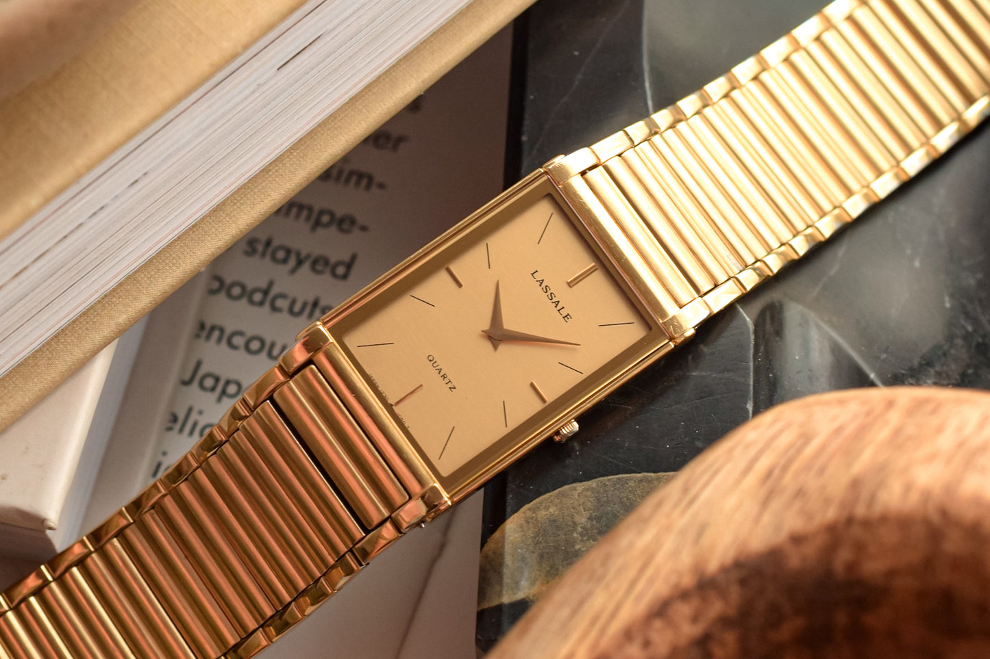 1986 Seiko Lassale Mirror Bezel Tank