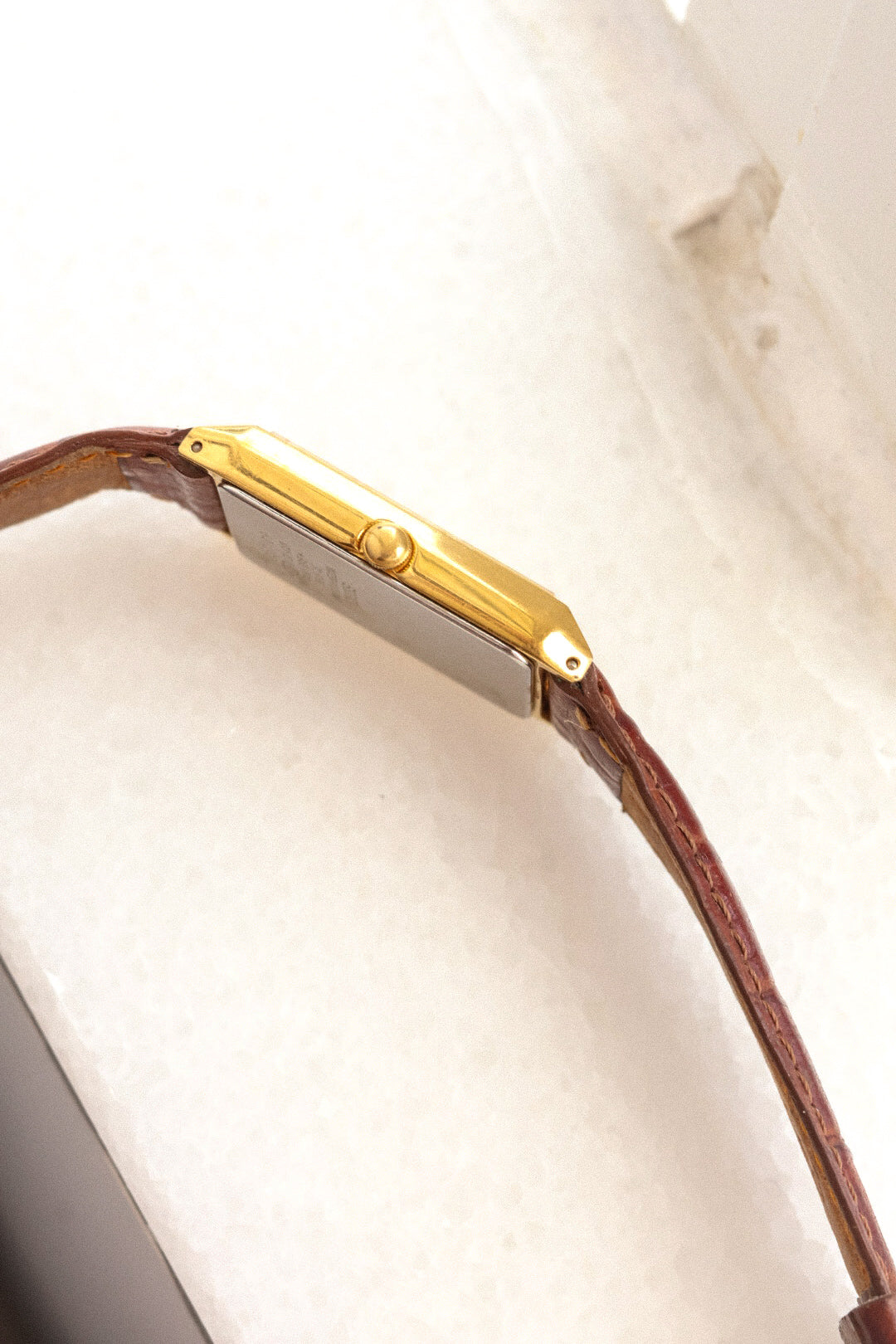 1996 Seiko Silver Dial Beveled Lugs Tank