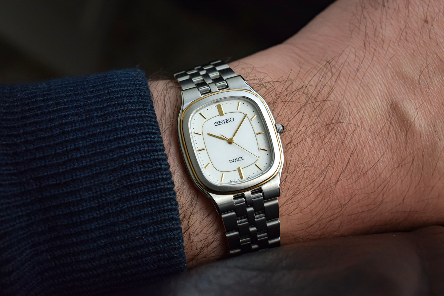 1982 Seiko Dolce Mother of Pearl Ellipse