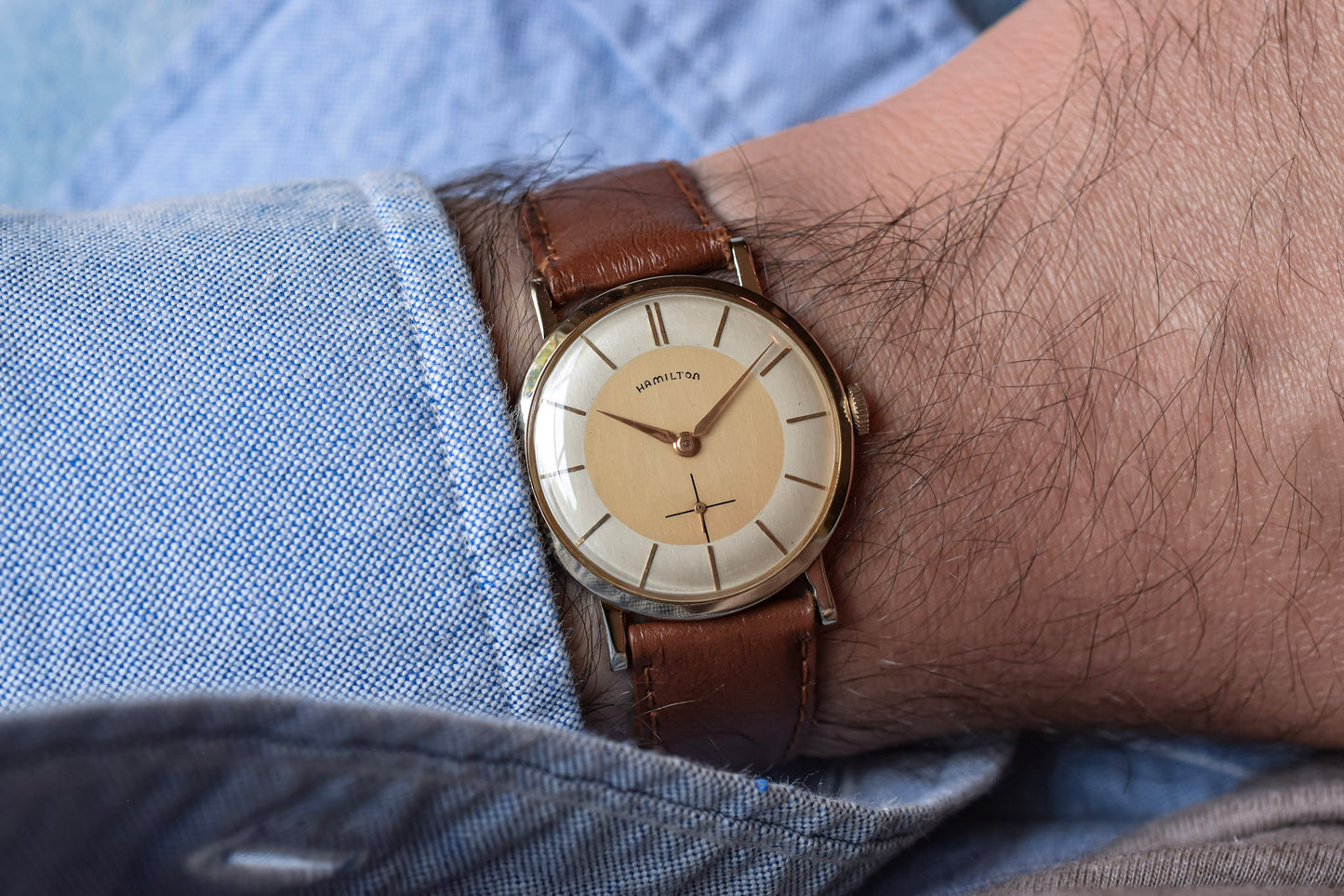 1956 Hamilton Mechanical 10K Gold Filled Edgemere B
