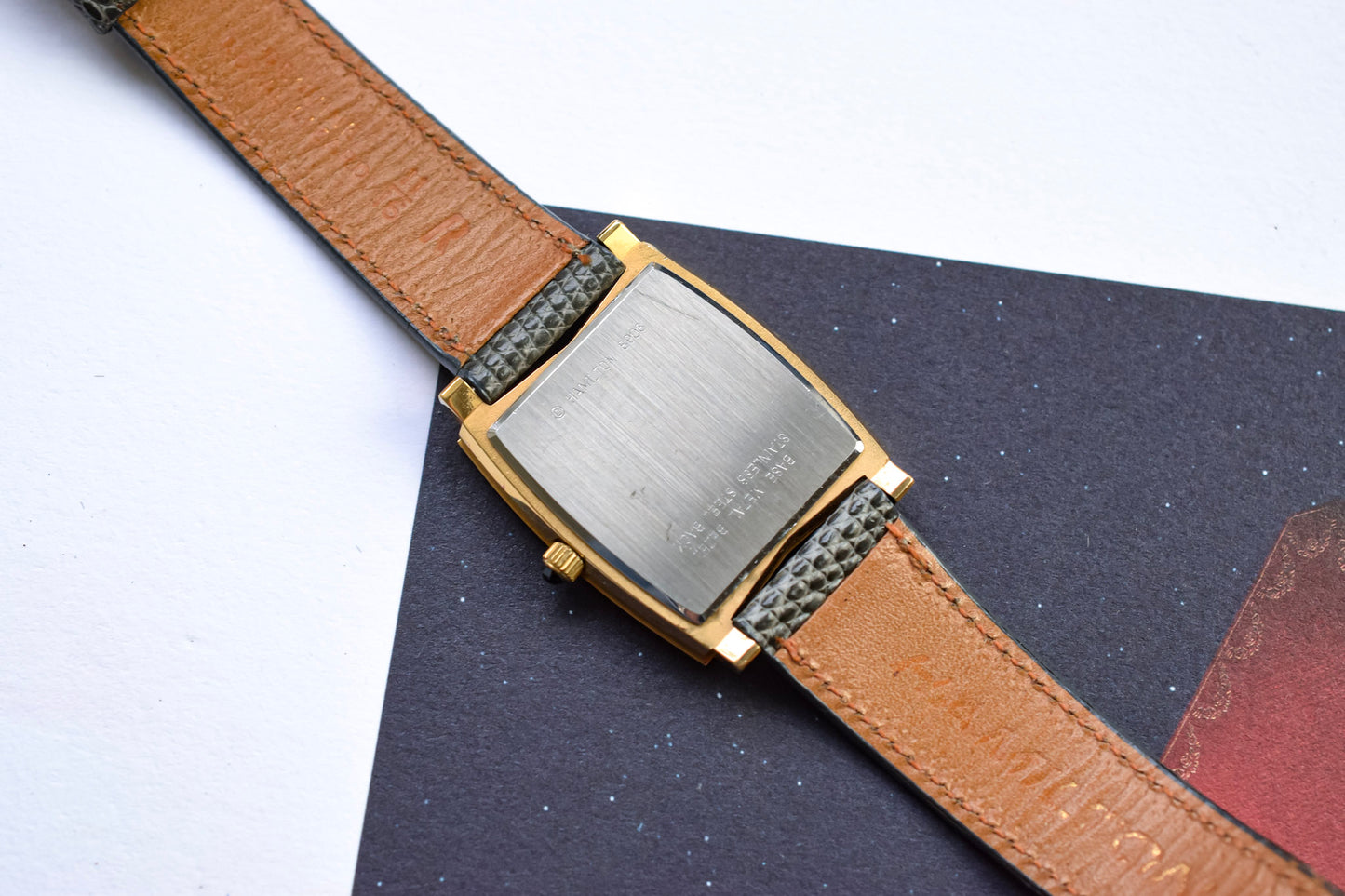 Hamilton Retro Diamond Dial Tank