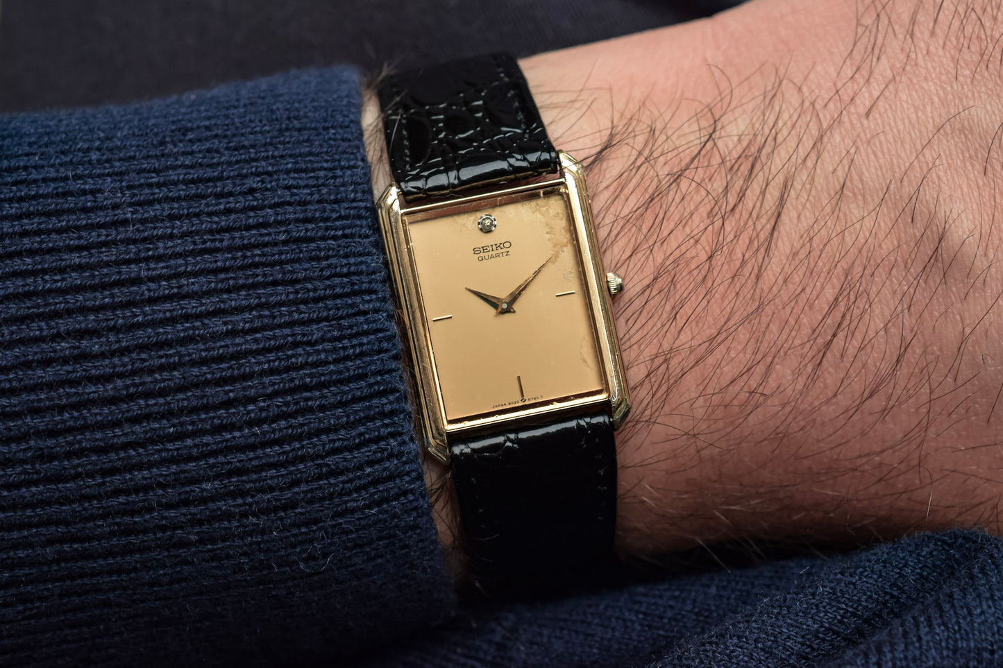 1986 Seiko Diamond Patina Tank