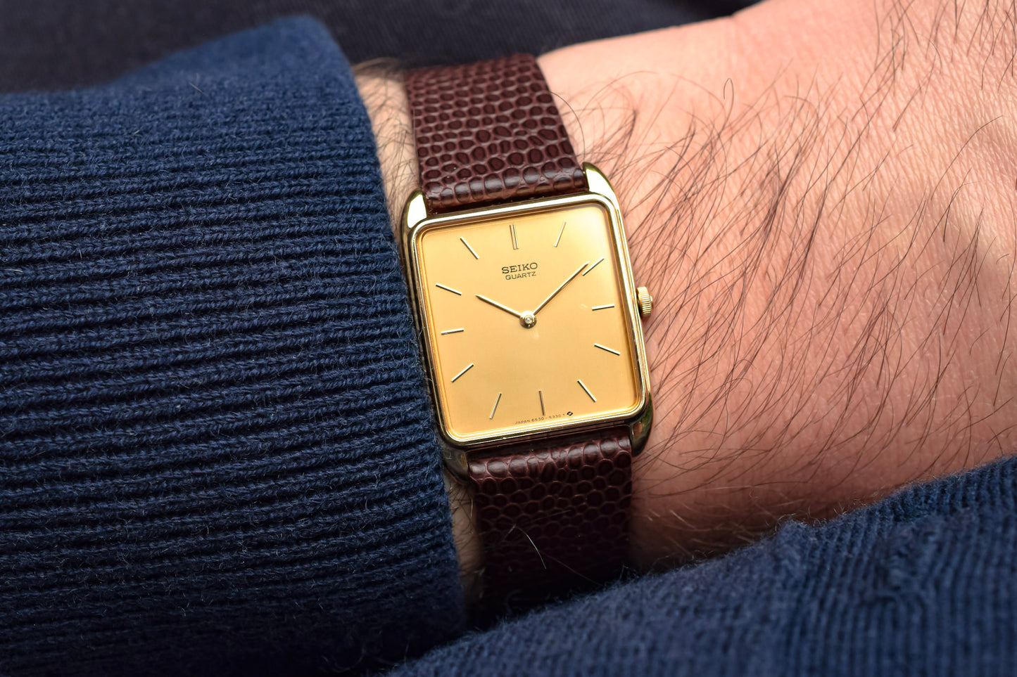 1983 Seiko Stepped Bezel Tank