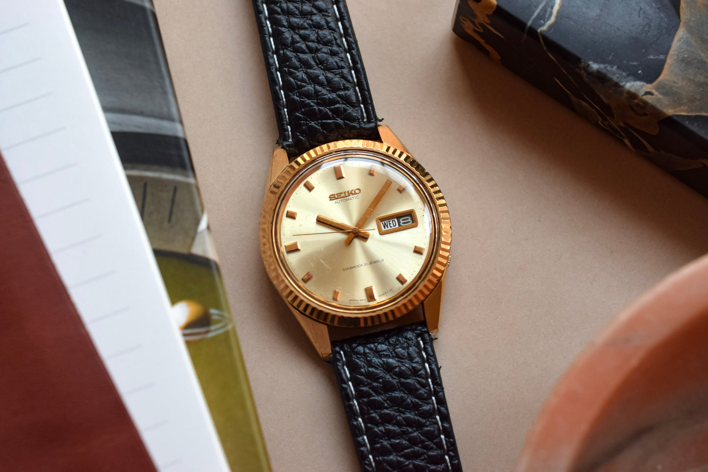 1966 Seiko 5 Sportsman Fluted Bezel Day-Date