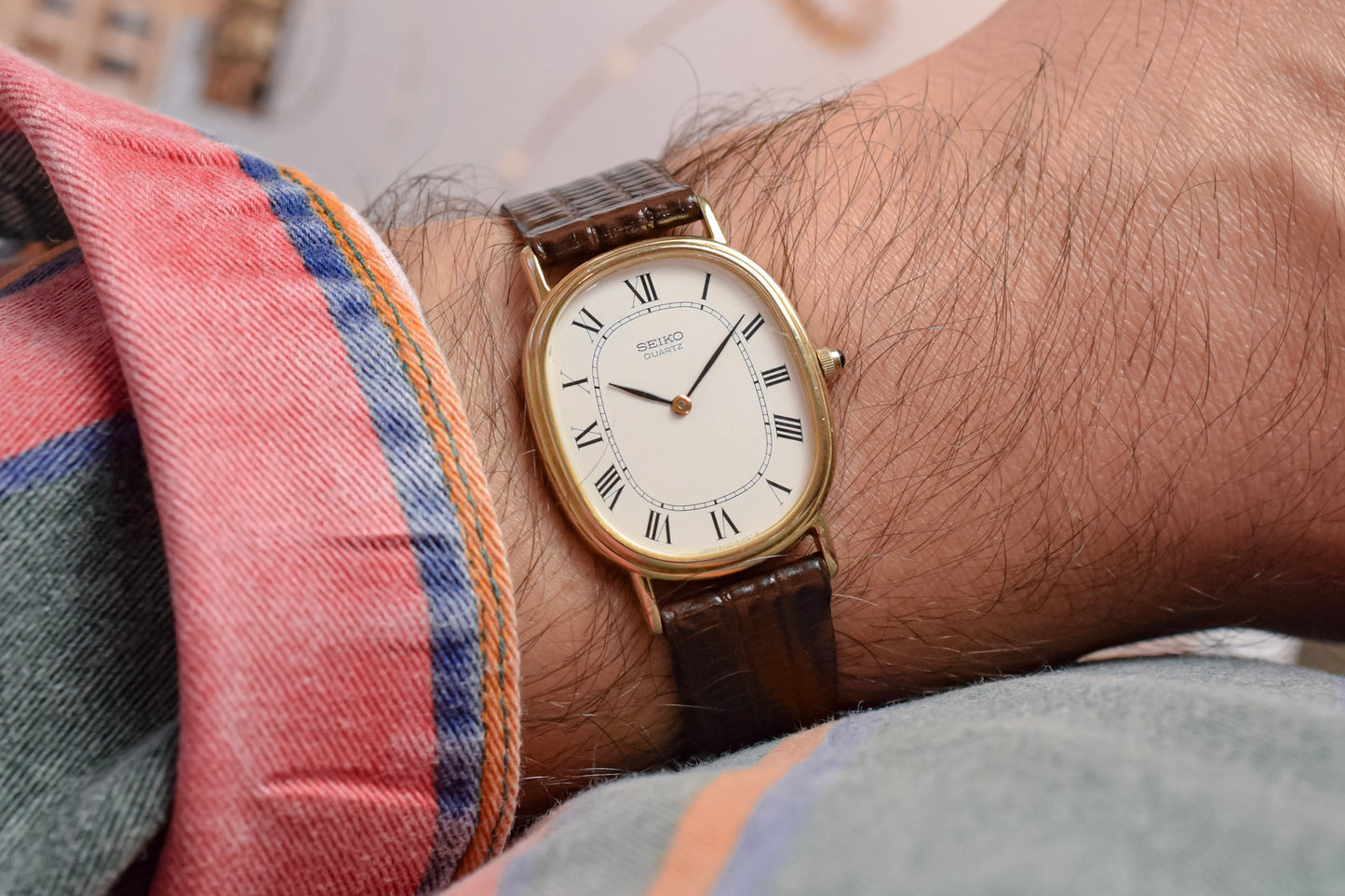1981 Seiko SGP White Roman Ellipse