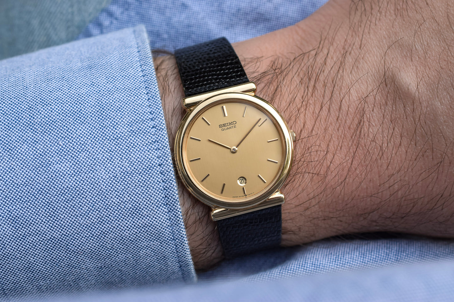 1989 Seiko Champagne Calendar