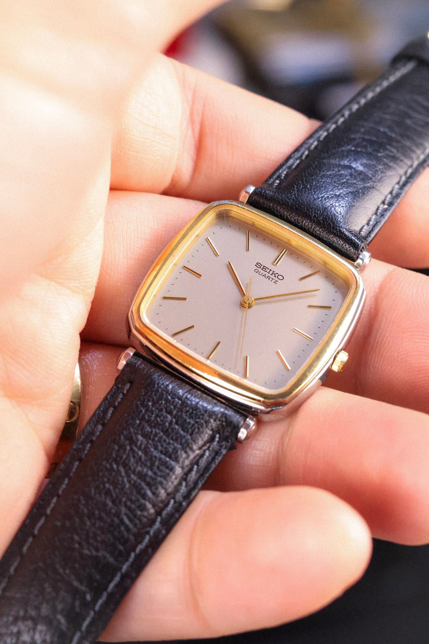 1983 Seiko Two Toned Gray TV
