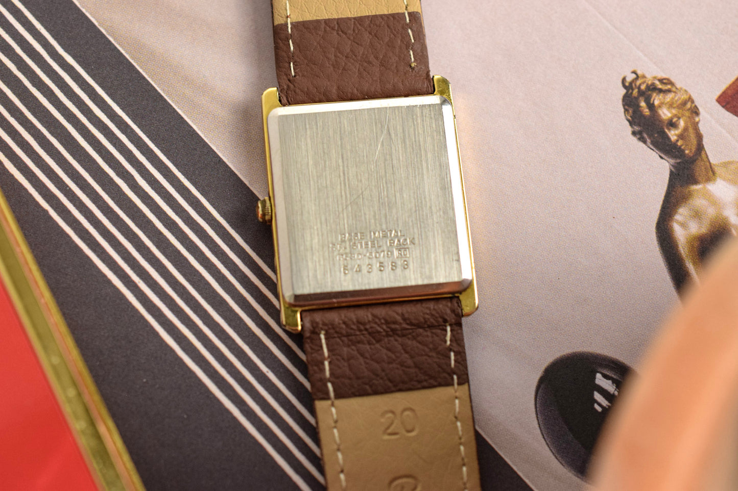 1986 Seiko Champagne Tank - Imperfect Crystal