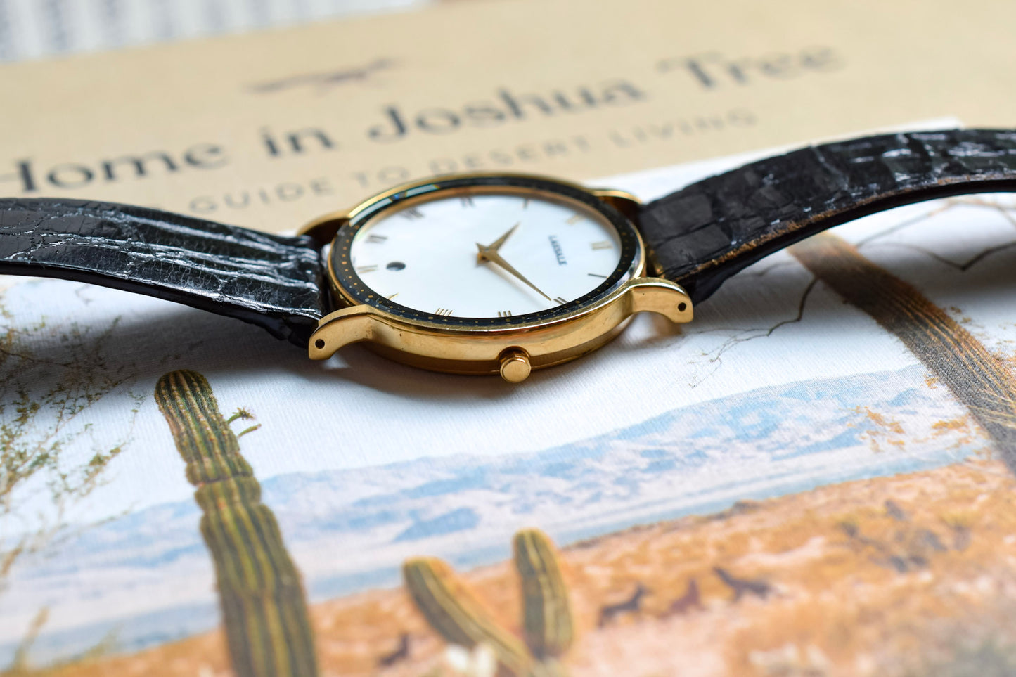 2002 Seiko Lassale Mother of Pearl Roman Dial