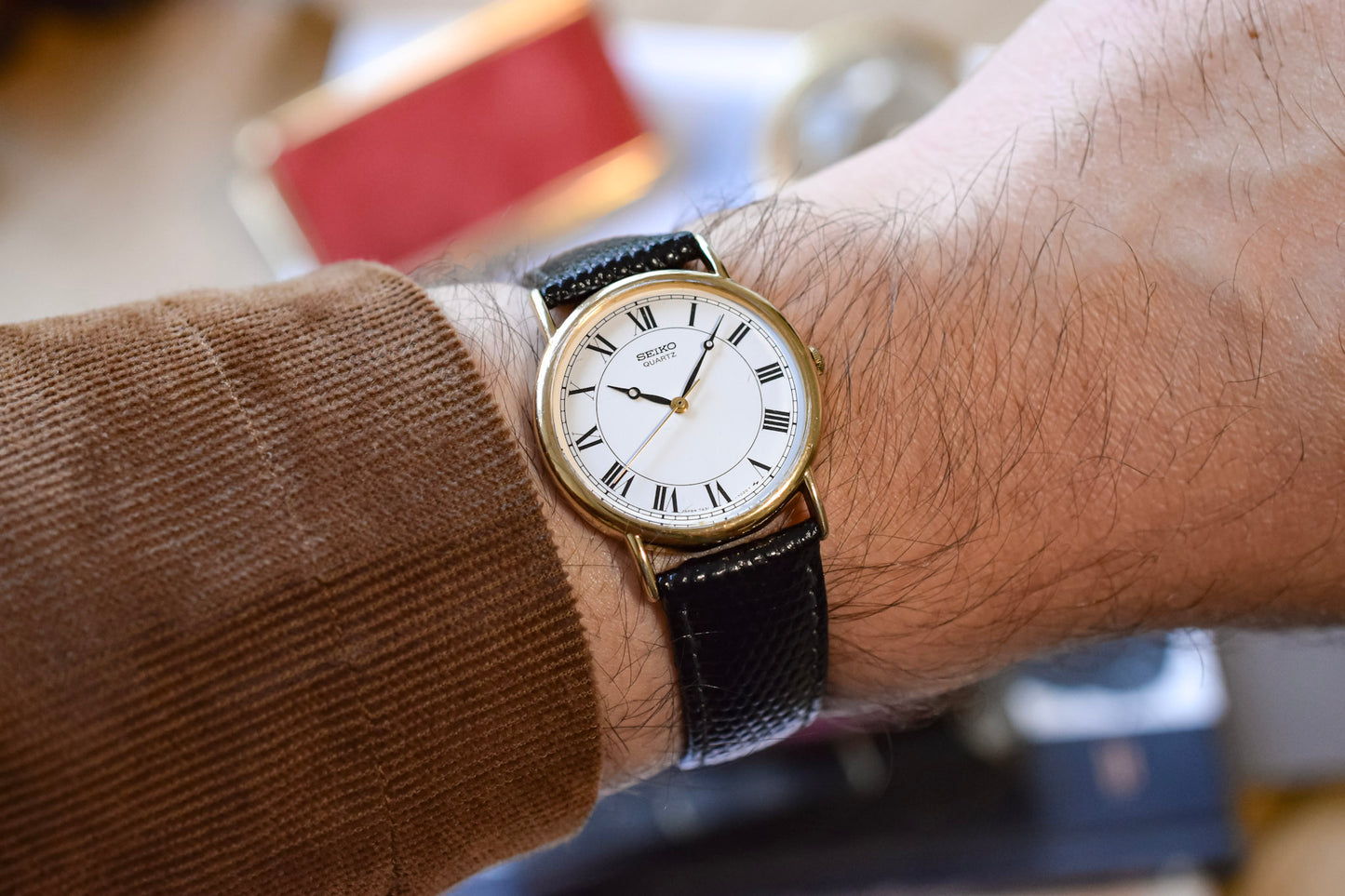 1985 Seiko Midsize Roman Dial Breguet