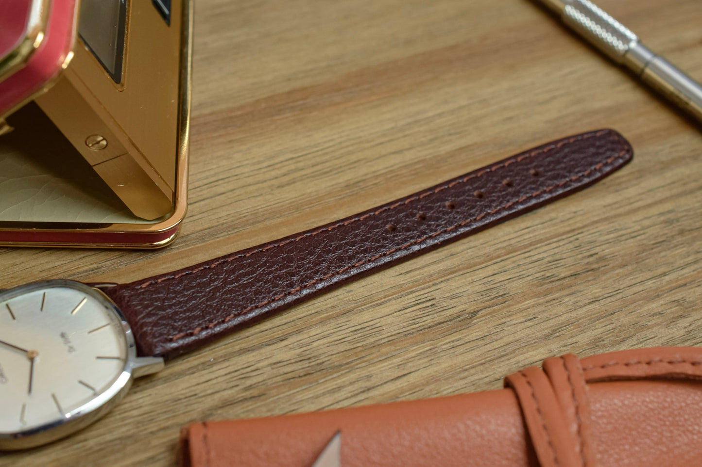 1970s Omega De Ville Silver Steel Ellipse