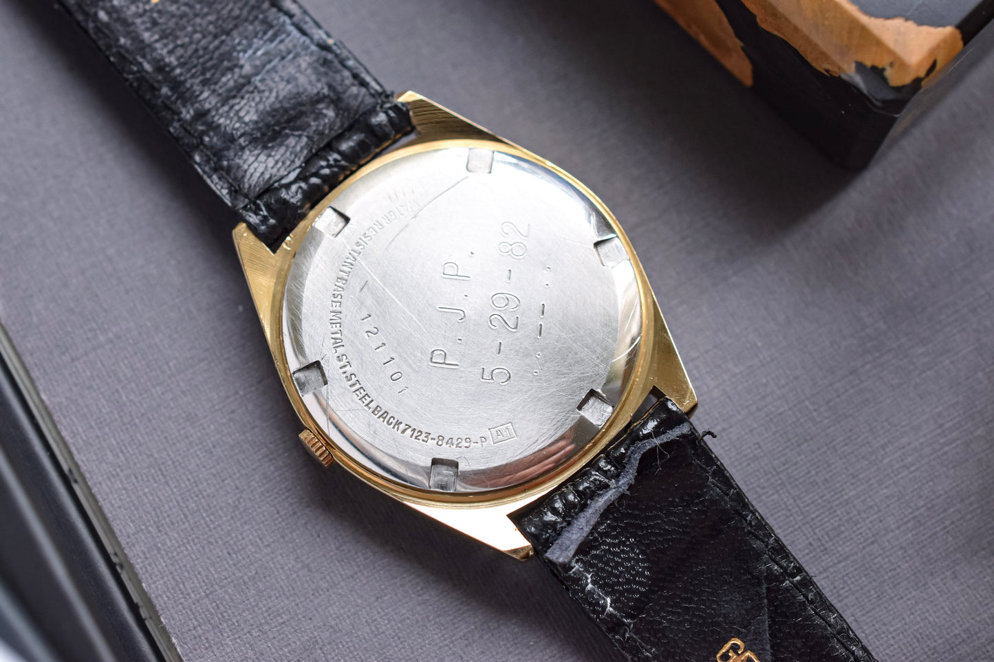 1981 Seiko SQ Champagne French Day-Date