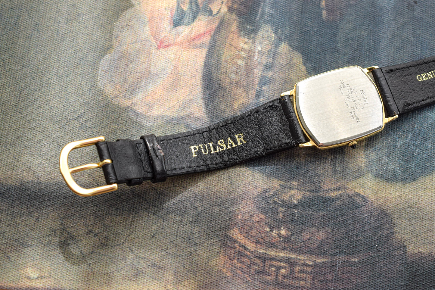 1985 Pulsar Black Dial Octo