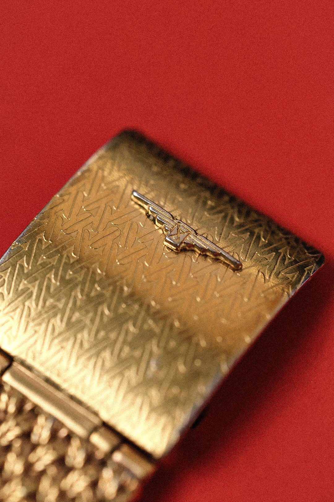 Longines Quartz Golden Honeycomb Lattice