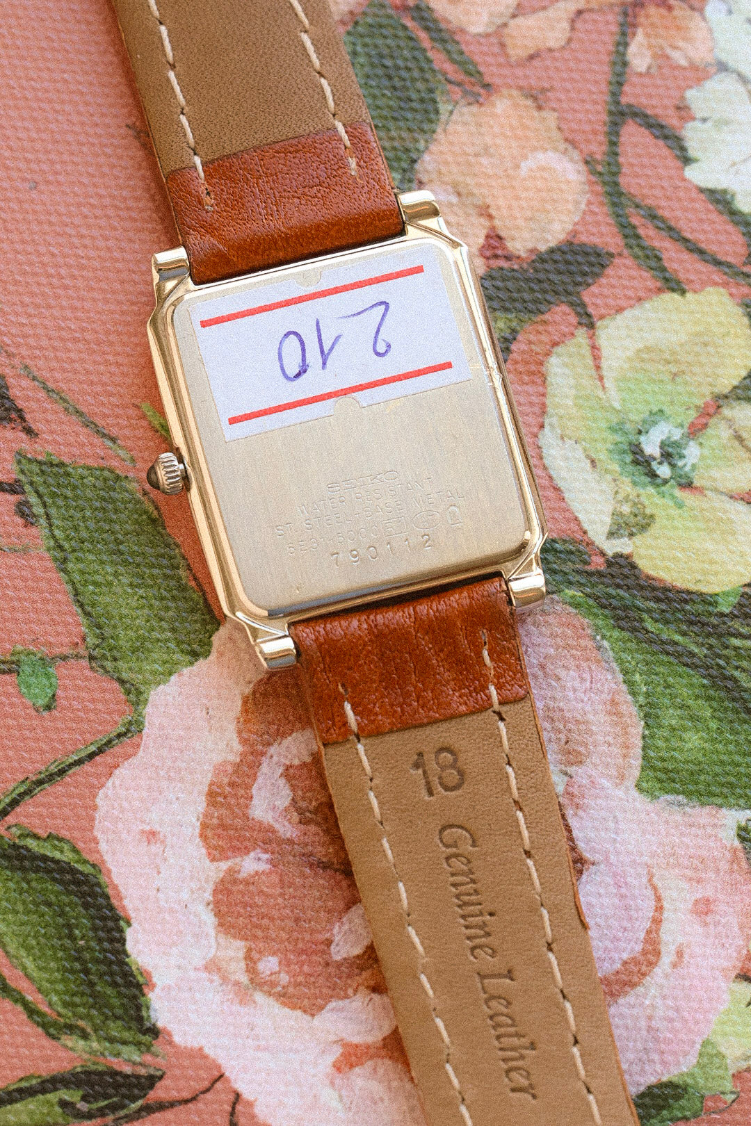 1987 Seiko Dolce Stepped Case Tank