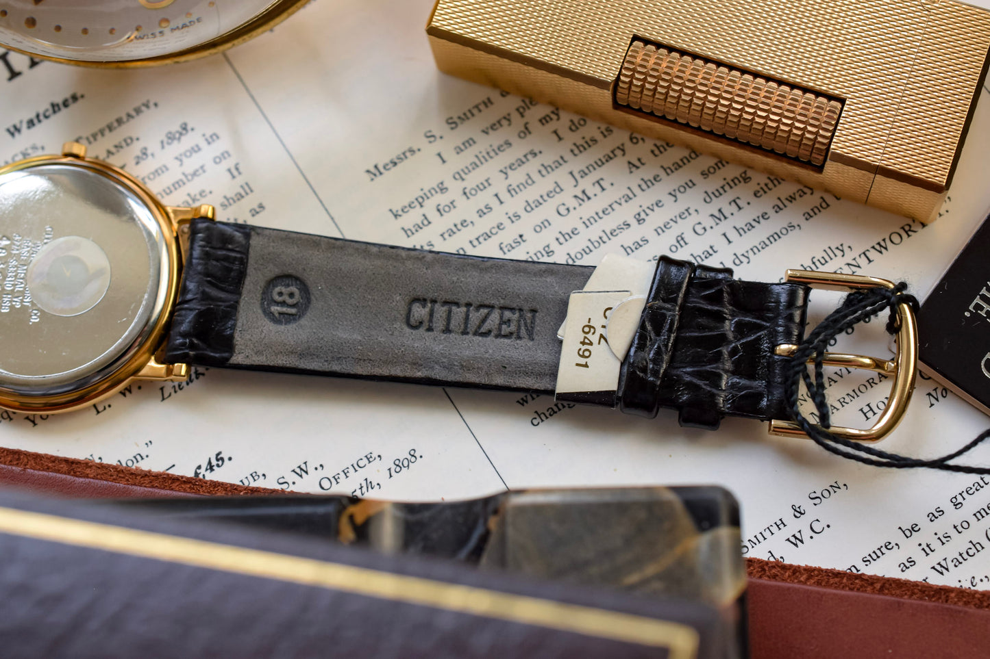 Neo-vintage NOS Citizen Hobnail Calendar