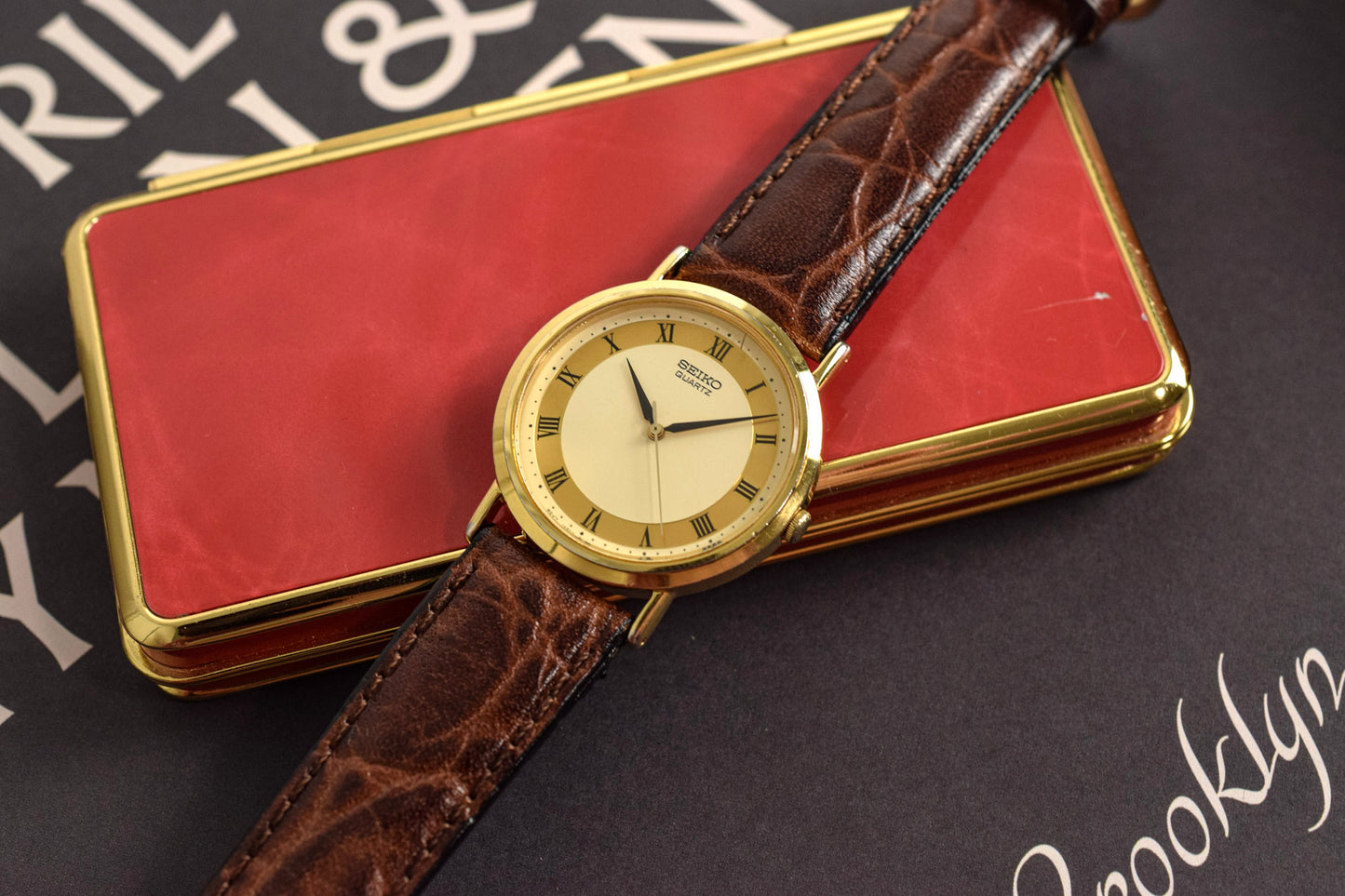 2000 Seiko Champagne Roman Sector