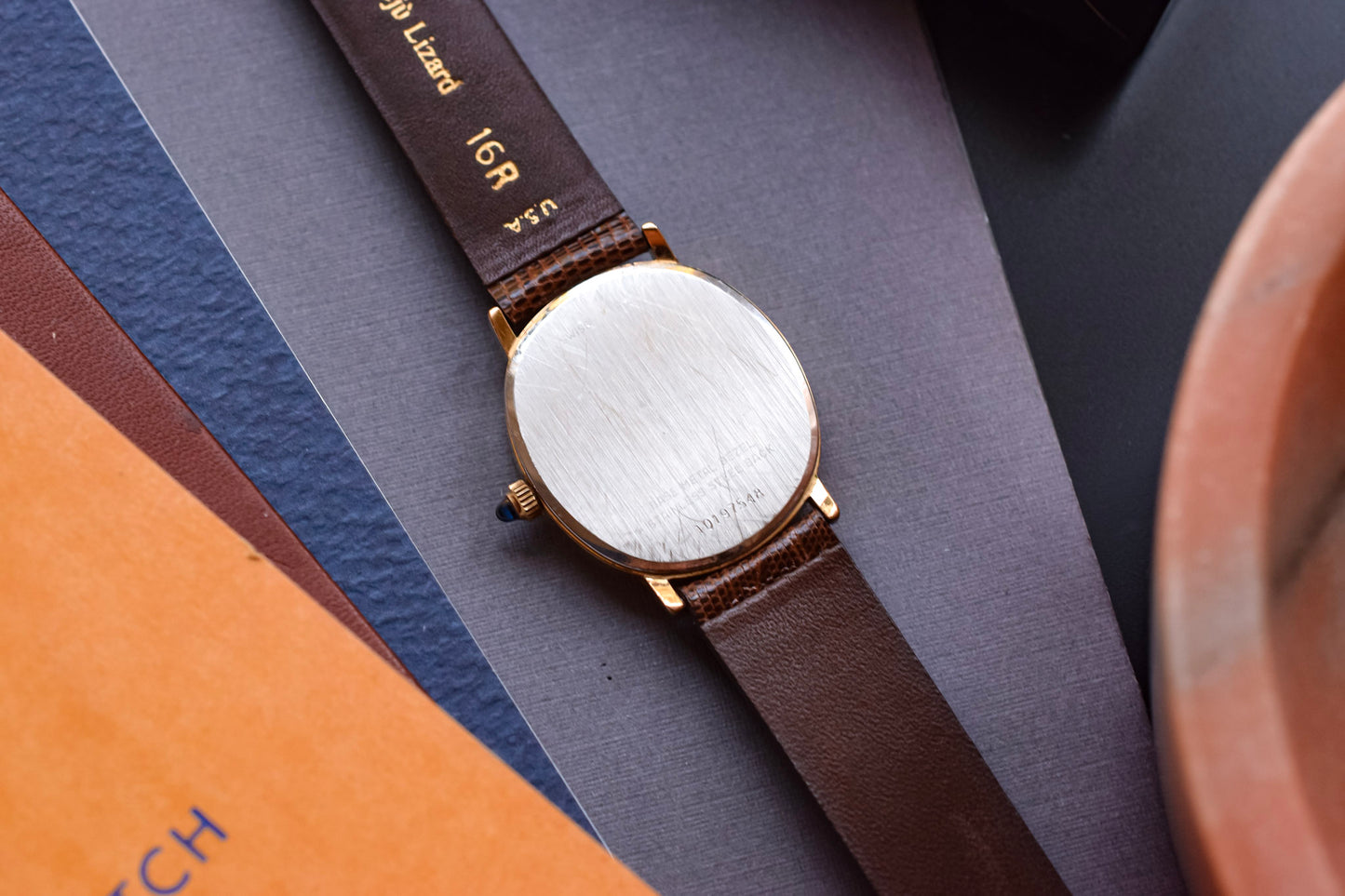 1982 Accutron White Tapestry Dial Ellipse