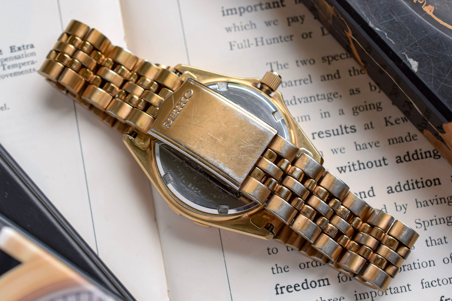 2001 Seiko Golden Desk Diver Day-Date
