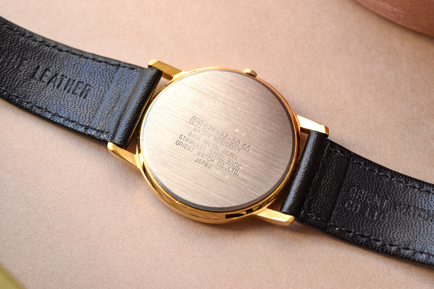 Neo-vintage Orient Gilt Dial Calendar