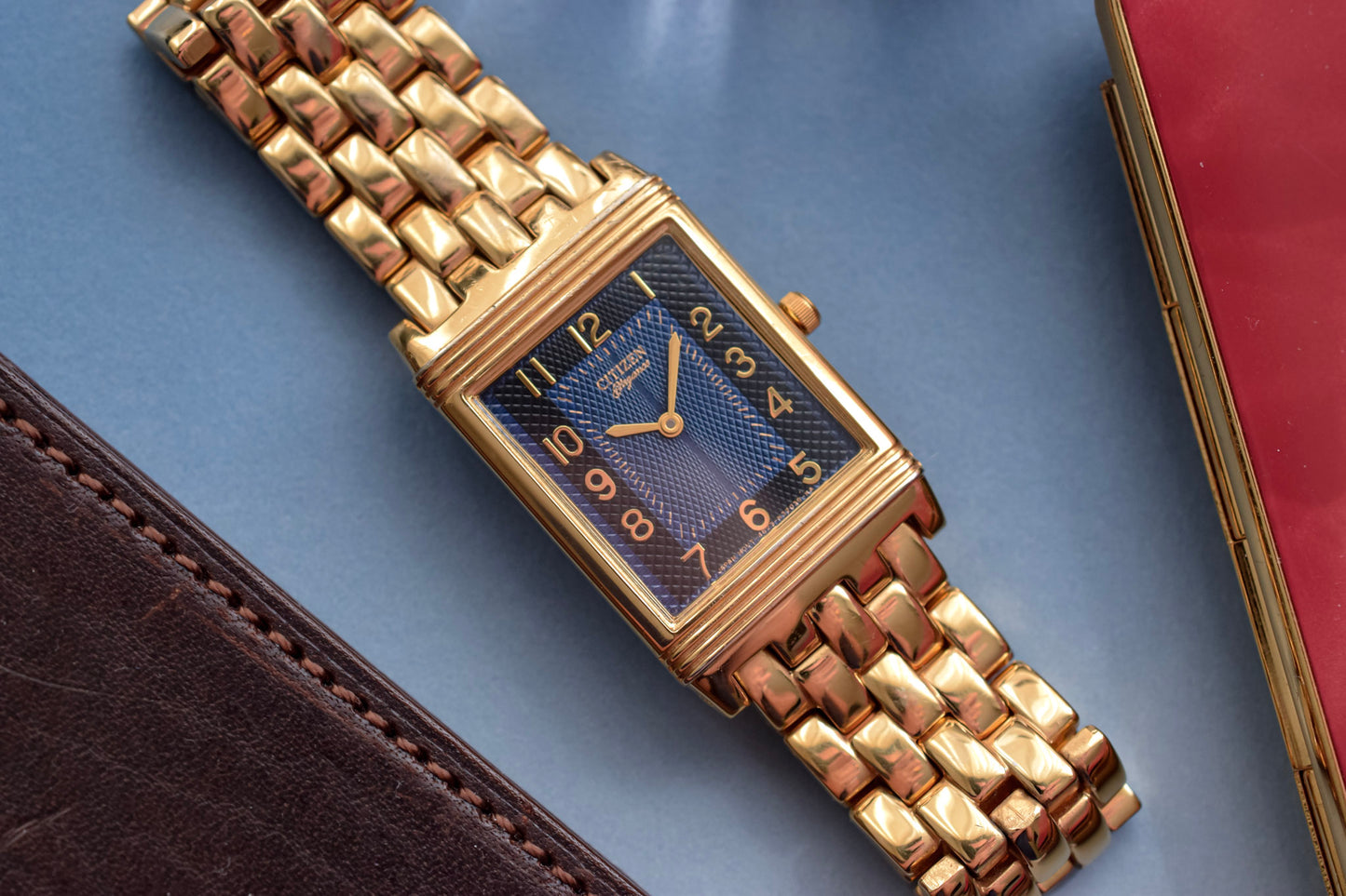1985 Citizen Elegance "JLC" Midnight Honeycomb Dial
