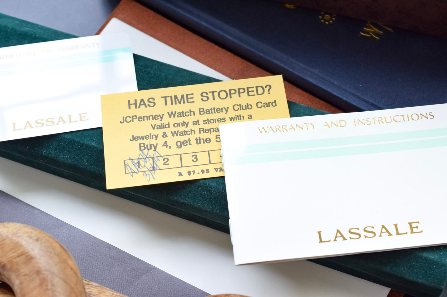 1992 NOS Seiko Lassale Mother of Pearl Roman Dial