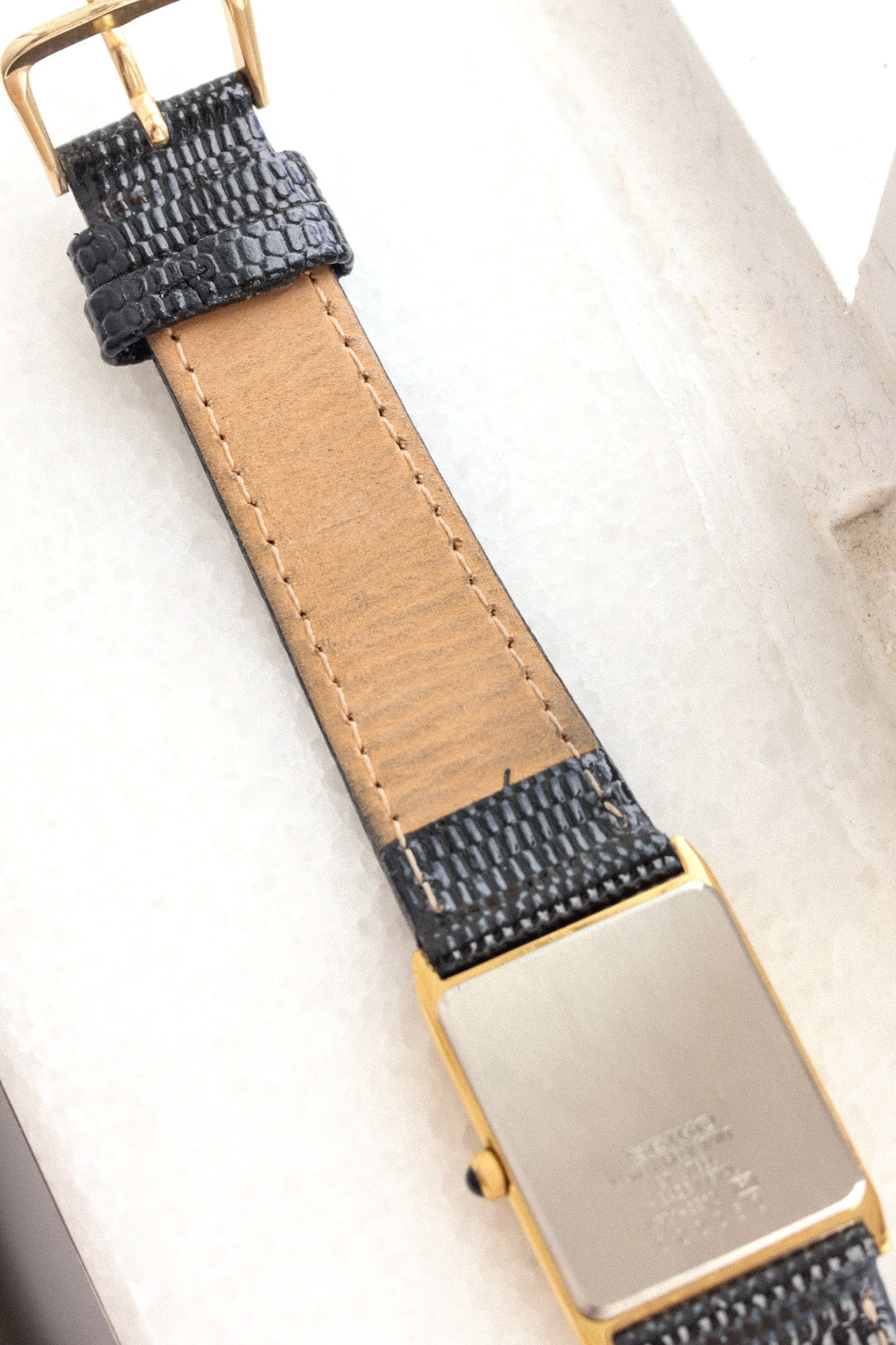 1990 Seiko Roman Beveled Lugs Tank