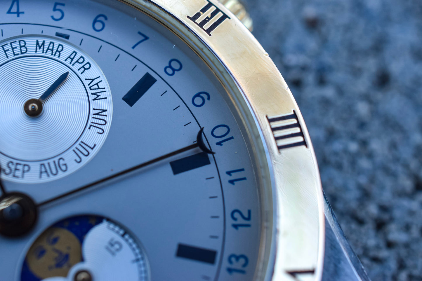 Neo-vintage Movado Moonphase Triple Calendar