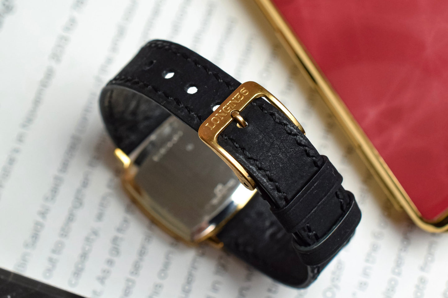 Vintage Longines Mechanical Champagne Pixel TV