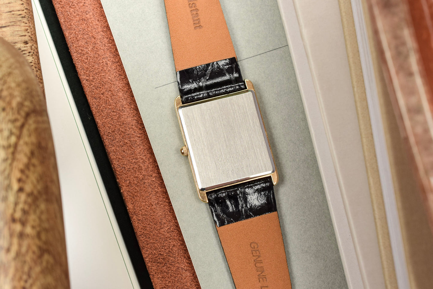 1986 Seiko Gold Tone Tank