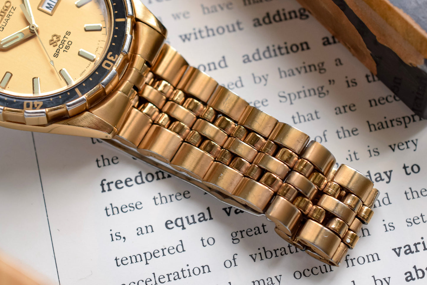 2001 Seiko Golden Desk Diver Day-Date