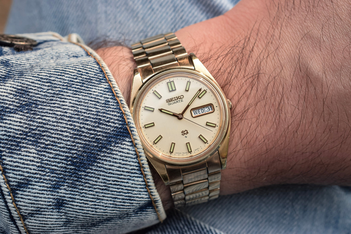 1979 Seiko SQ Wide Boy Red Block Sunday