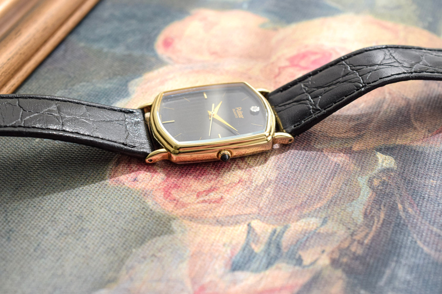 1985 Pulsar Black Dial Octo