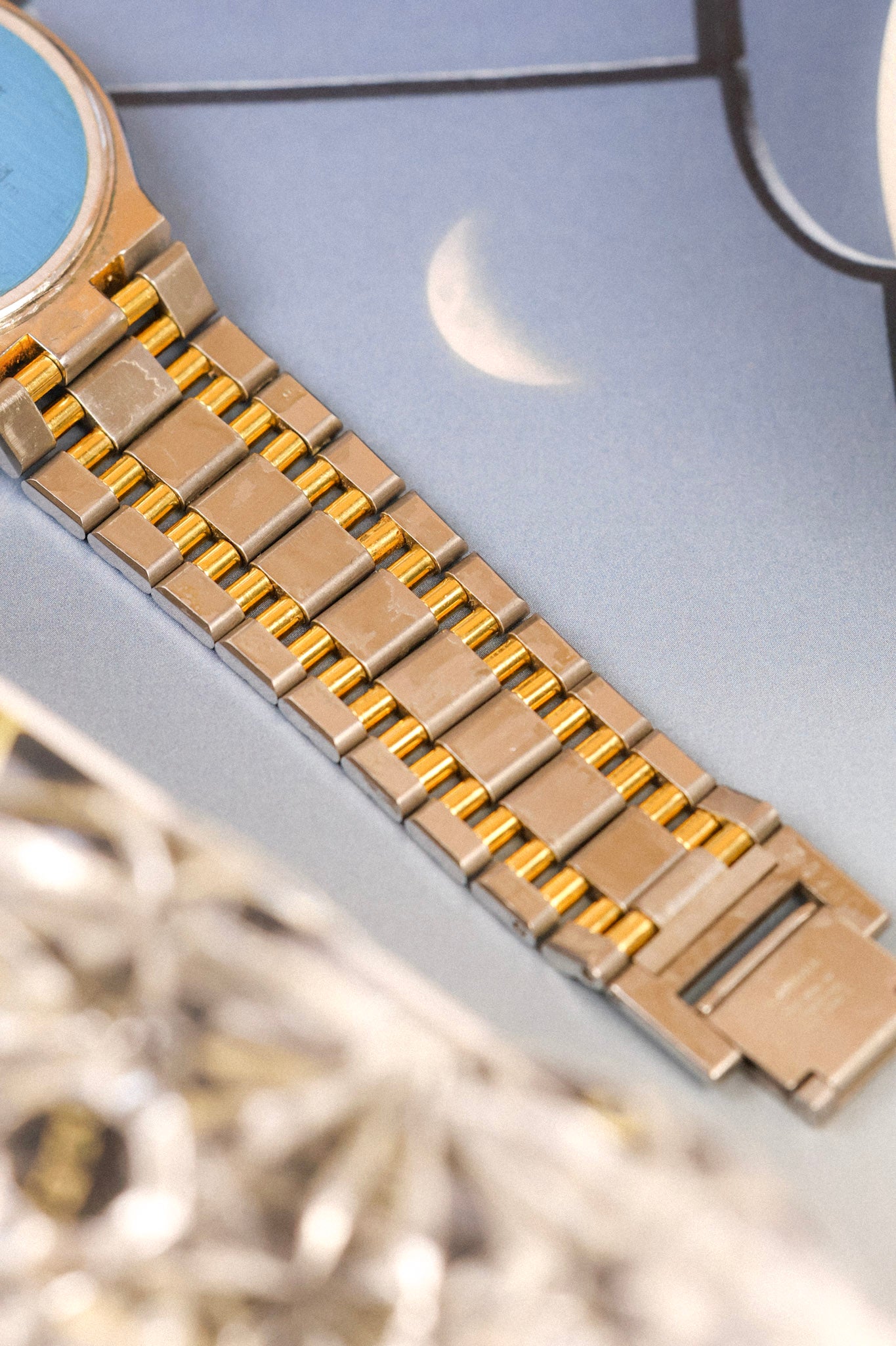 1985 Seiko Lassale Moonphase Coin Edge Ellipse