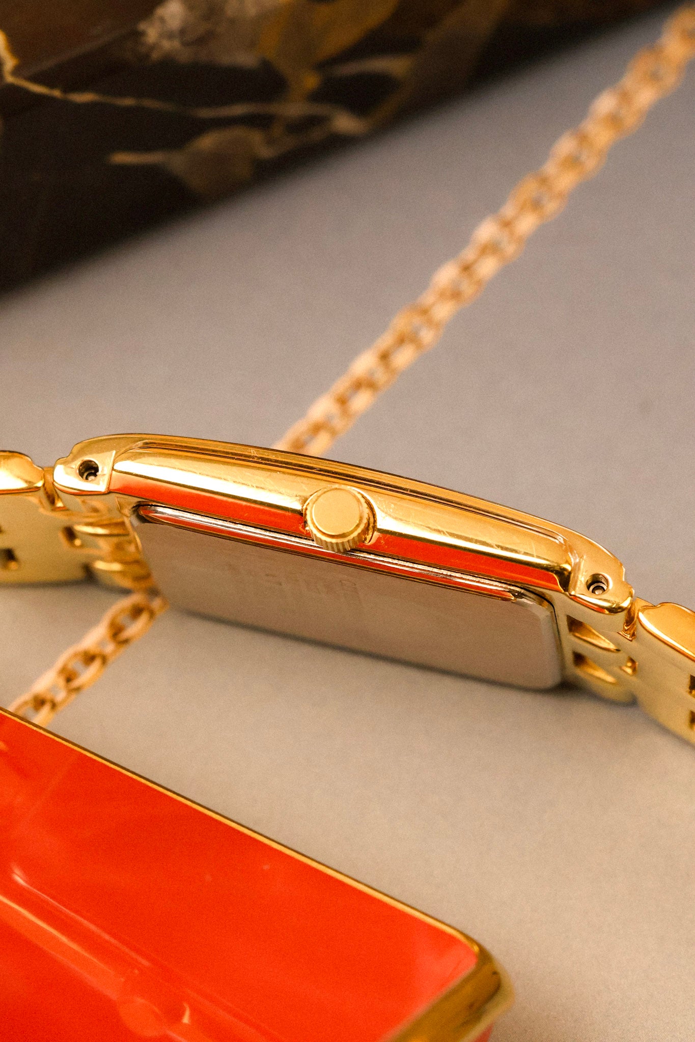 1984 Citizen Golden Diamond Dial Cuff