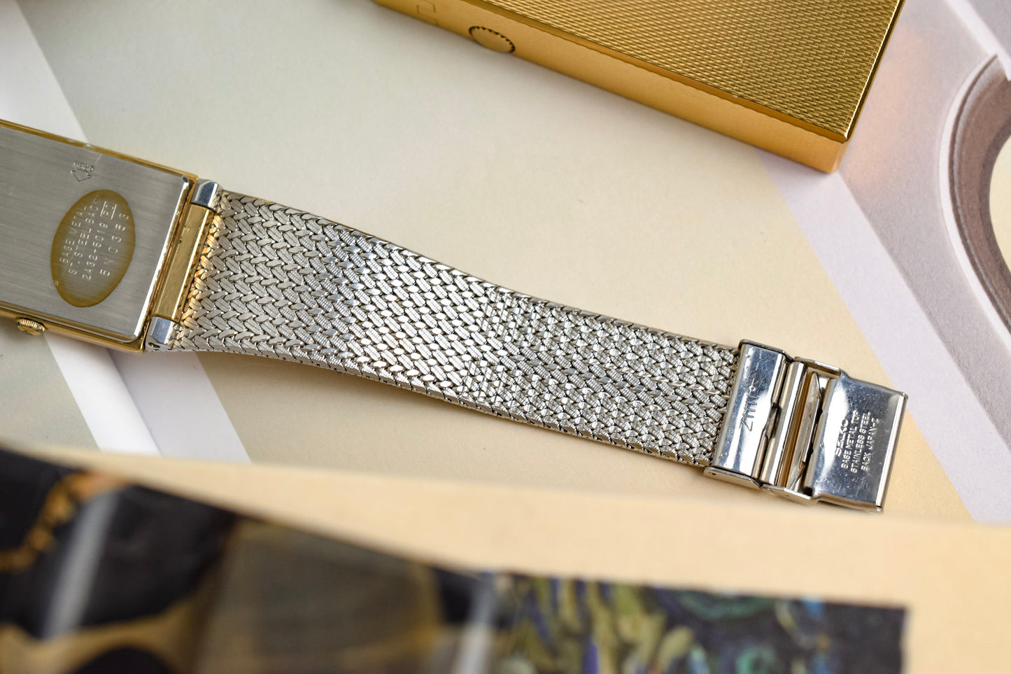 1985 Seiko Champagne Snowflake Tank