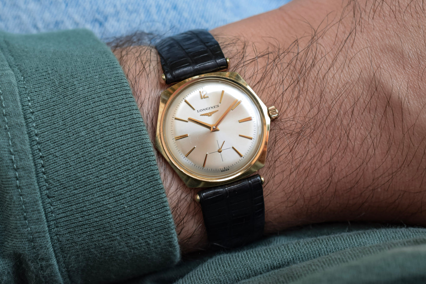1960s 10K GF Mechanical Longines Hex