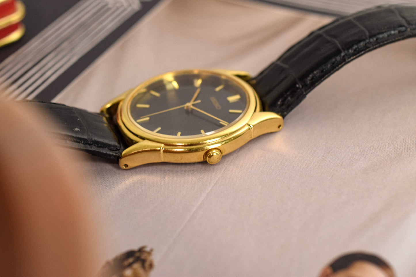 1998 Seiko Black Dial Crab Claw