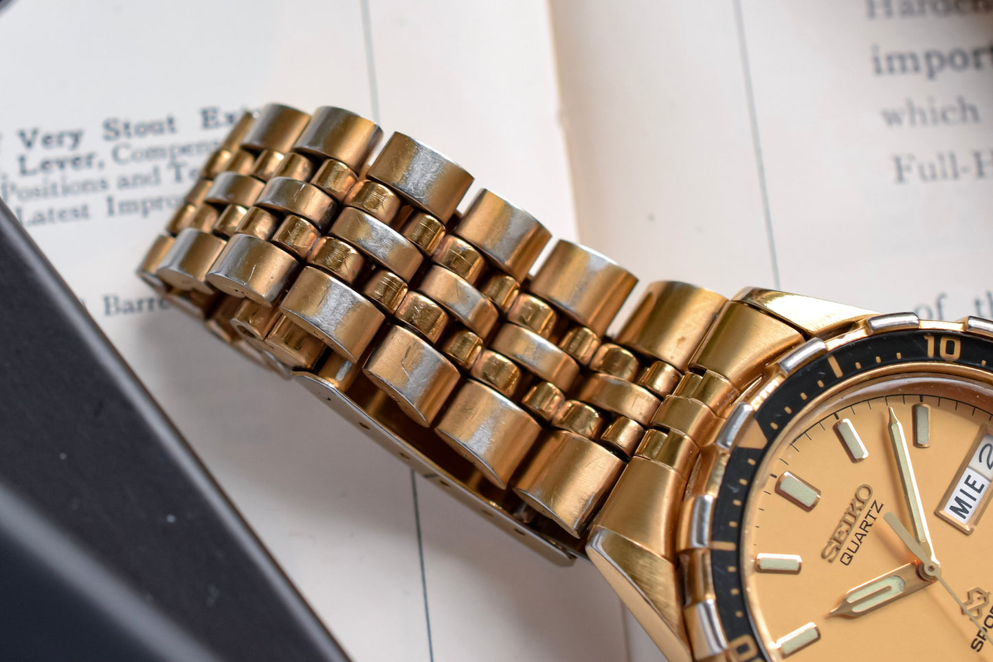 2001 Seiko Golden Desk Diver Day-Date