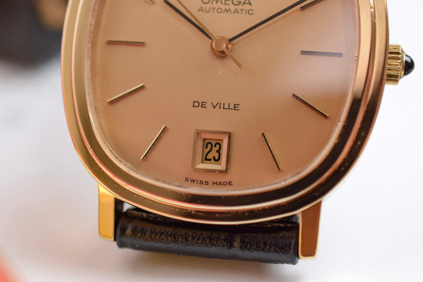 1970s Omega De Ville Automatic Calendar Ellipse - Serviced
