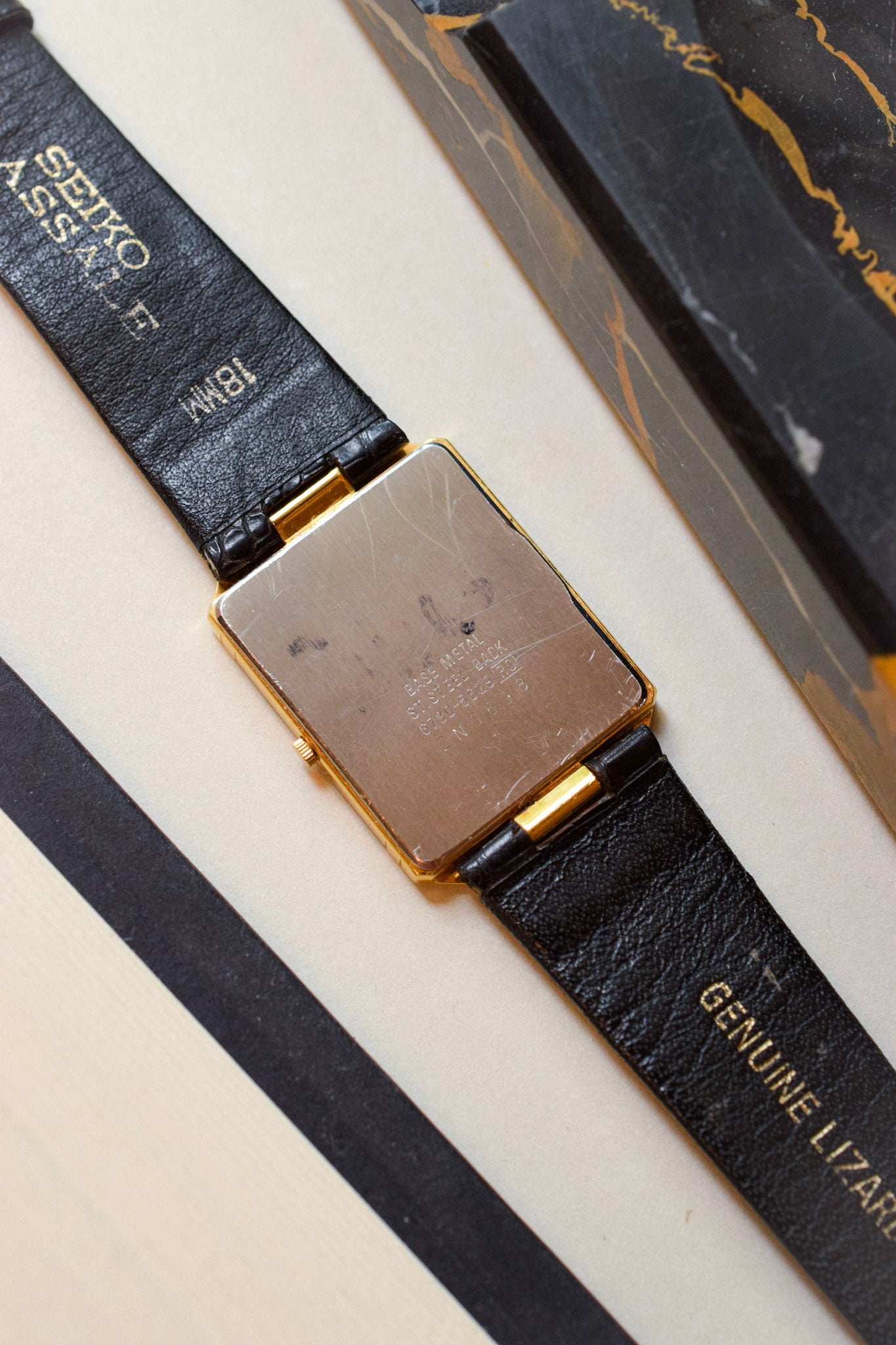 1982 Seiko Lassale Mirror Frame Octo