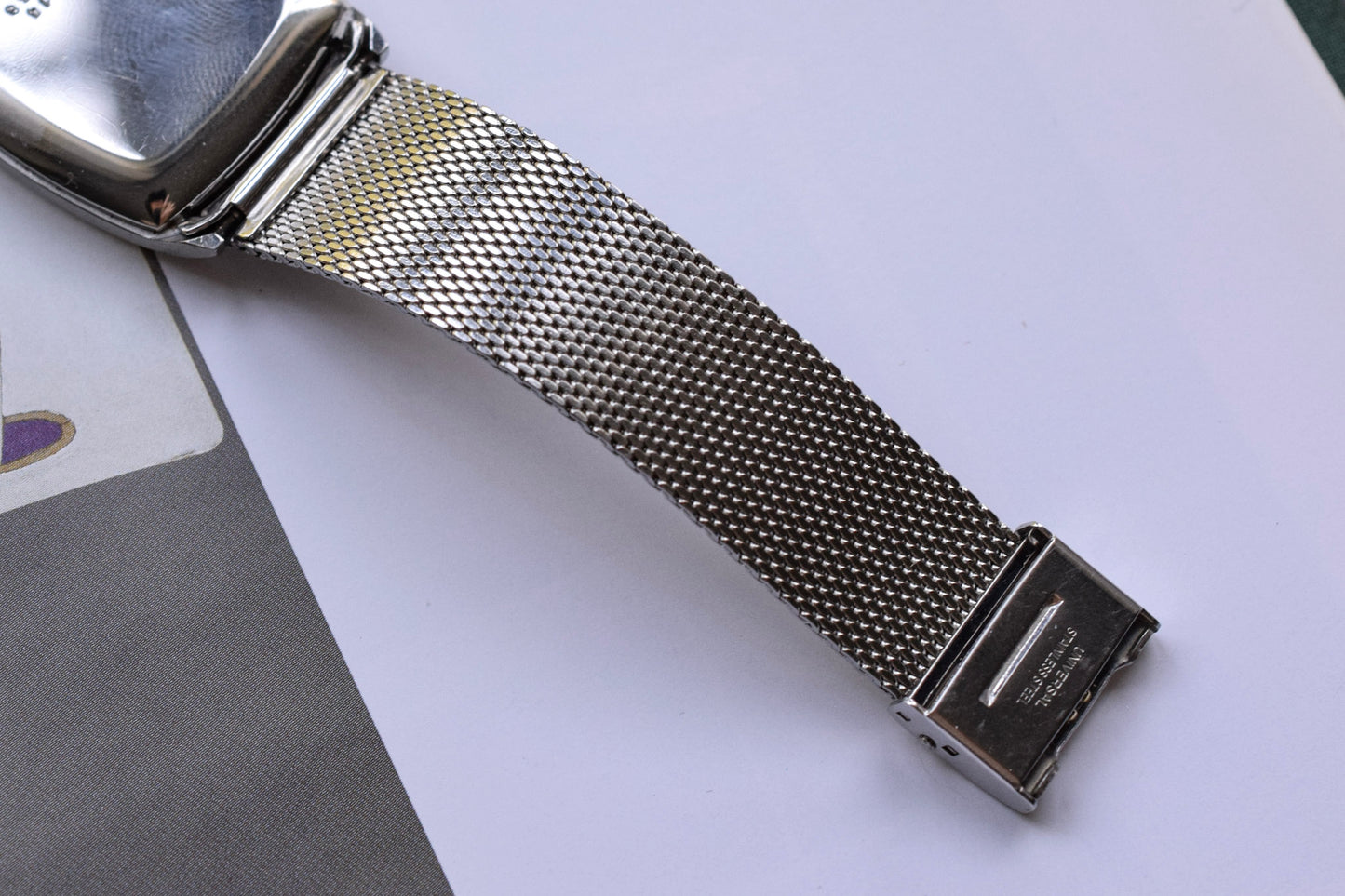 70s Mechanical Universal Geneve Patina TV