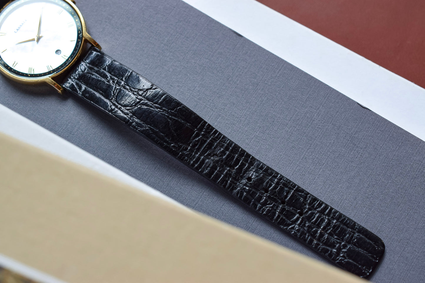 2002 Seiko Lassale Mother of Pearl Roman Dial