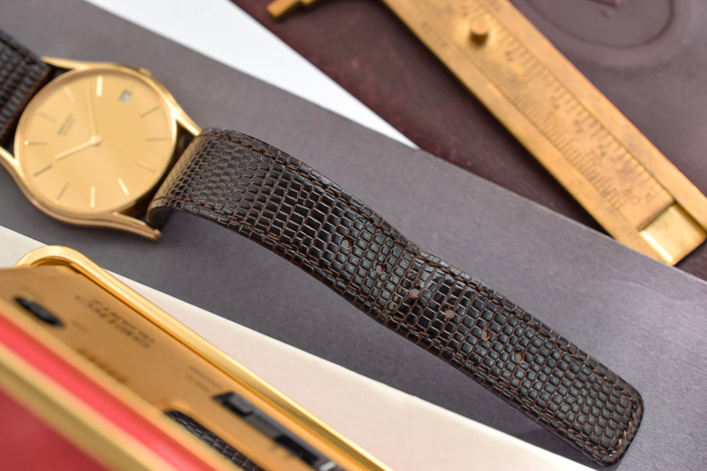 1984 Seiko Champagne Calendar Minimalist