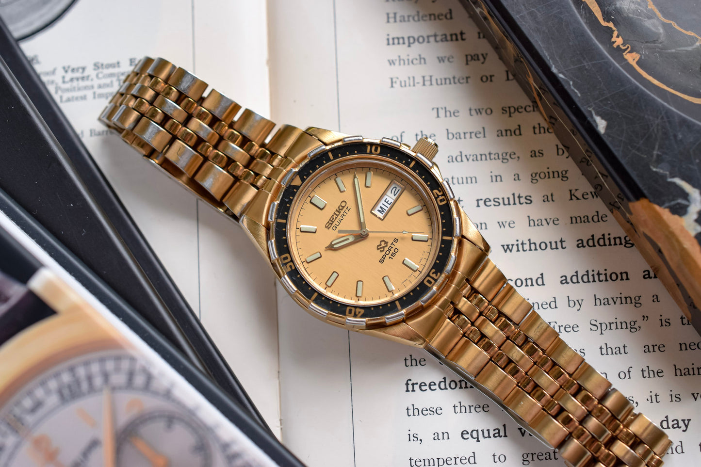 2001 Seiko Golden Desk Diver Day-Date