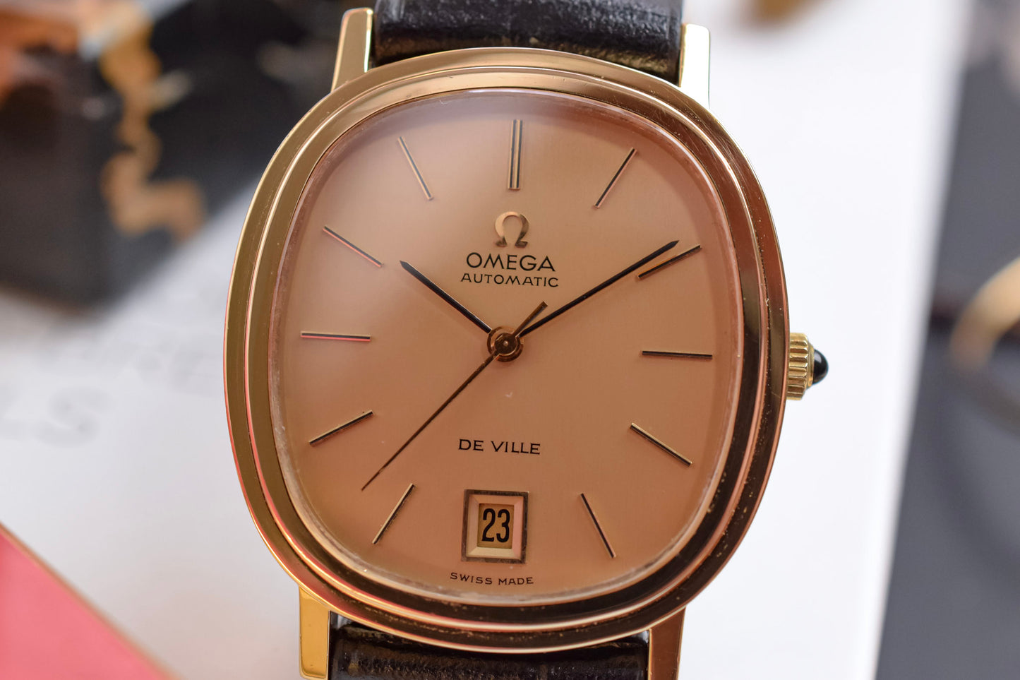 1970s Omega De Ville Automatic Calendar Ellipse - Serviced