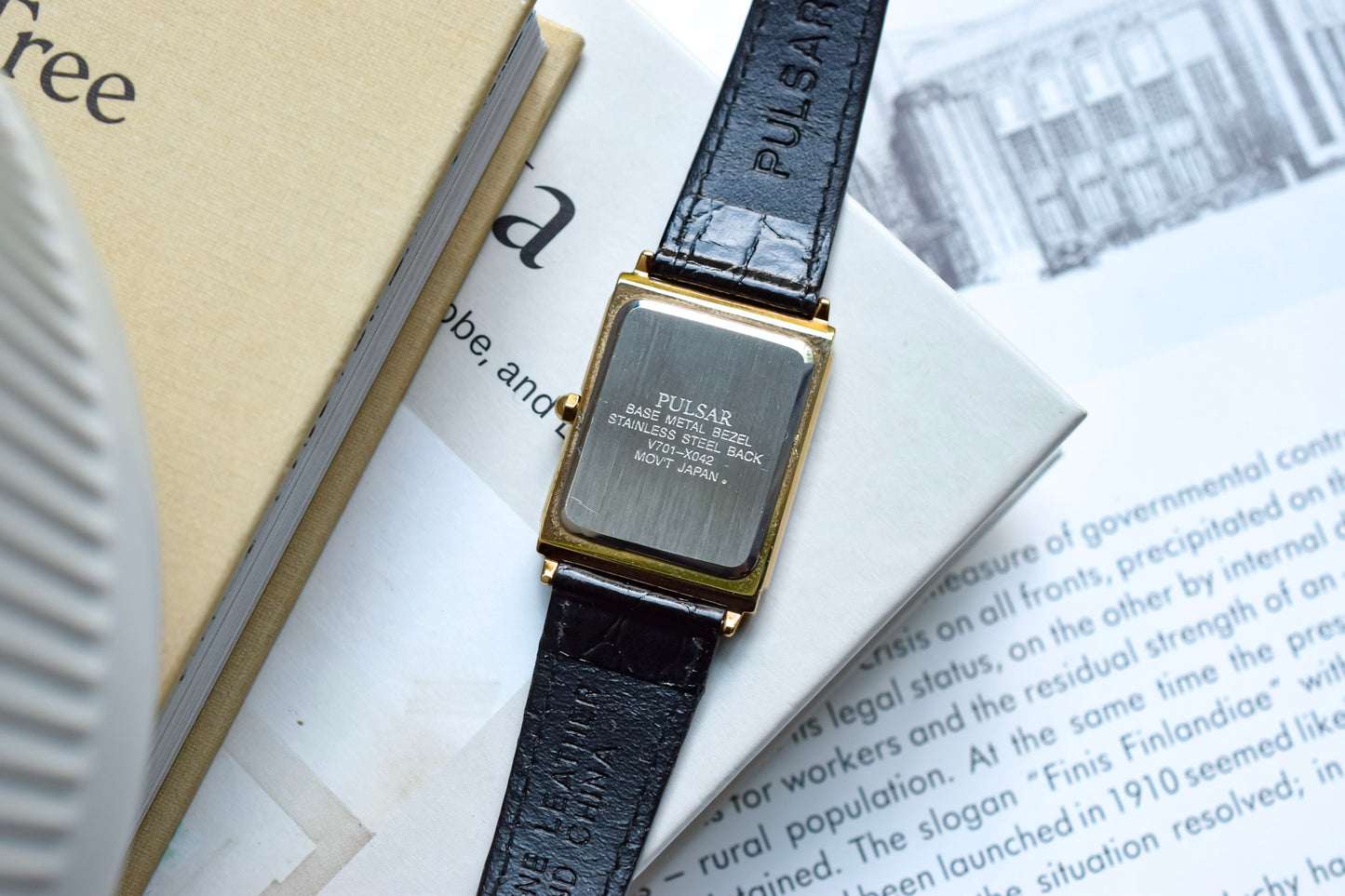 Pulsar "JLC" Black Dial Tank