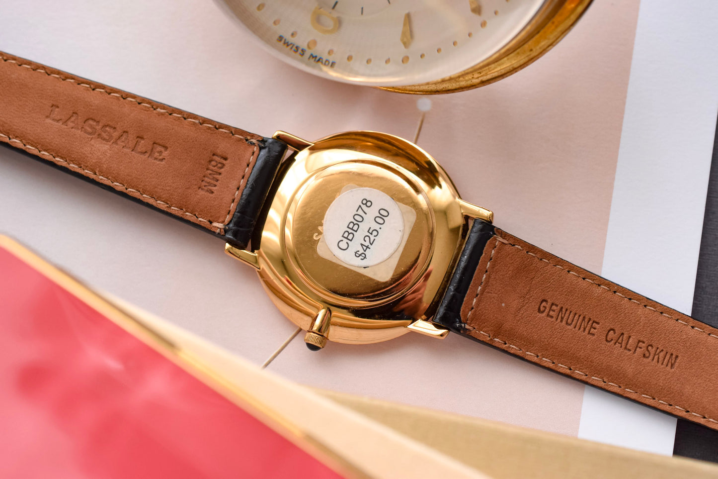 2000s NOS Seiko Lassale Radial Champagne Roman