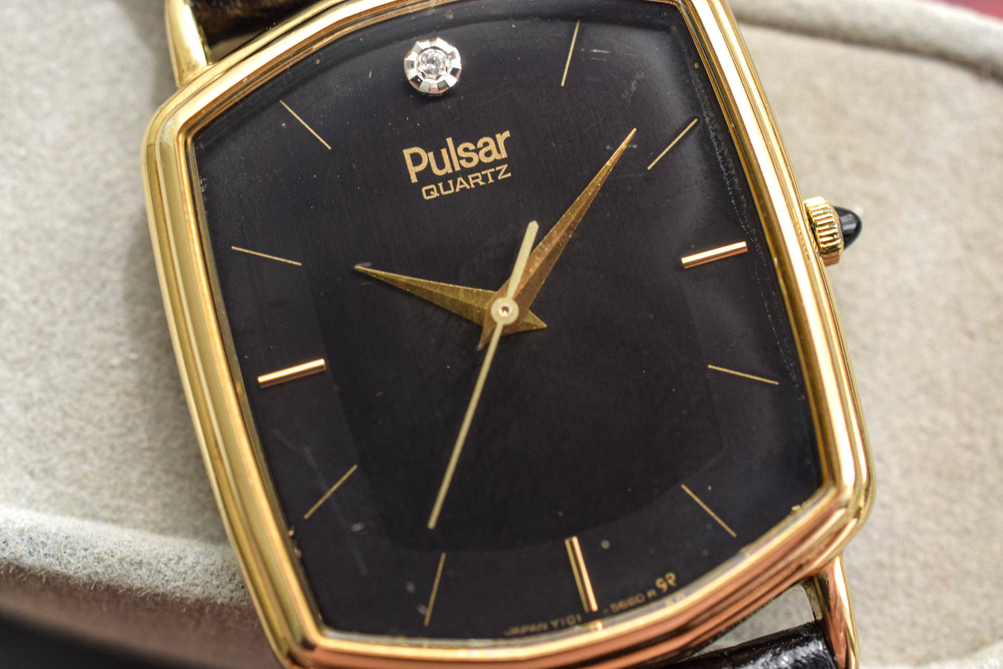 1985 Pulsar Black Dial Octo