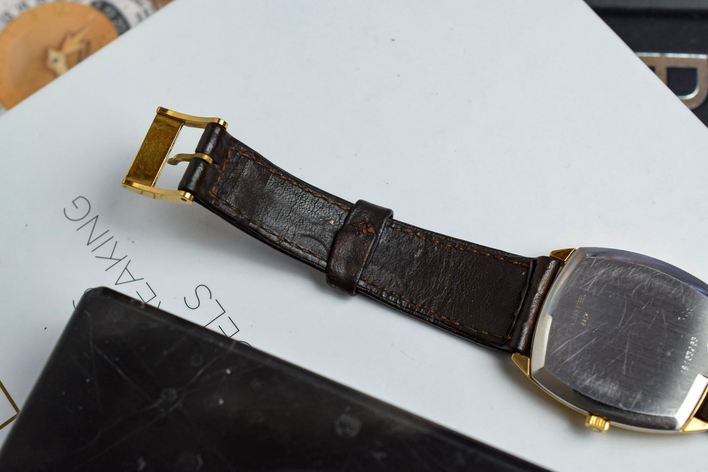 Vintage Longines Mechanical Champagne Tonneau